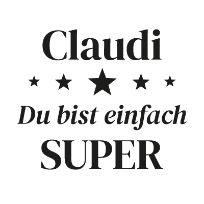 0210 Du bist einfach super 1 