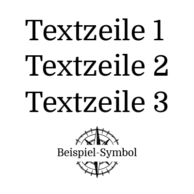 0056 3 Zeilen Text und Icon