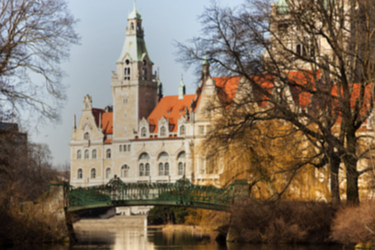 Die Marschbrücke in Hannover